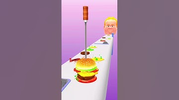 Pepper Burger XXL Sandwich Runner #56 #fun #sandwichrunner #mobilegame #shorts #burger