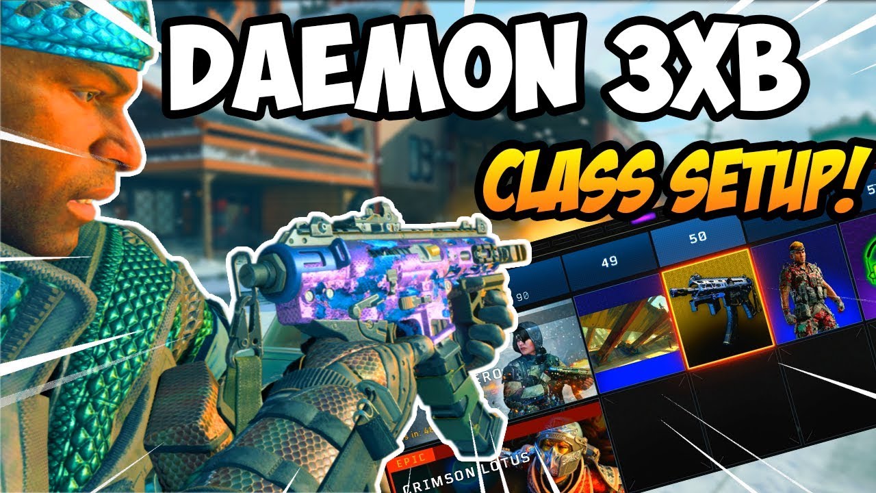 Daemon 3XB BO4 DLC Weapon! (Daemon 3XB Best Class Setup)