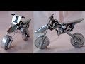 DIY Miniature Motorcycle (Dirt Bike) Using Nuts and Bolts | How to make