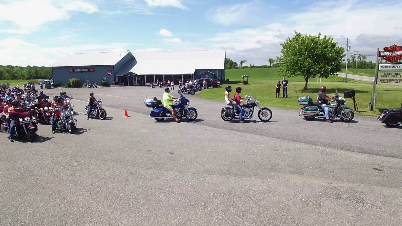 Alma's Ride McDermott's HarleyDavidson & Adirondack H.O.G... YouTube