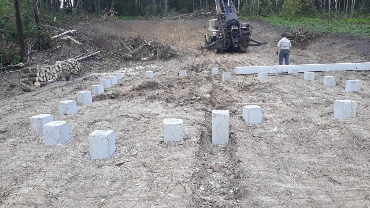 Самый надежный, не дорогой свайный фундамент