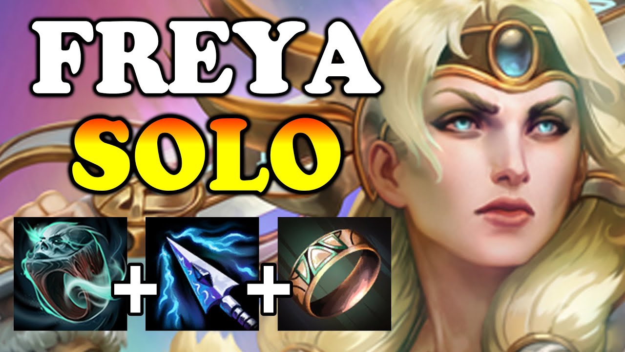 SHE HITS SO HARD - Freya - Smite Solo Gameplay
