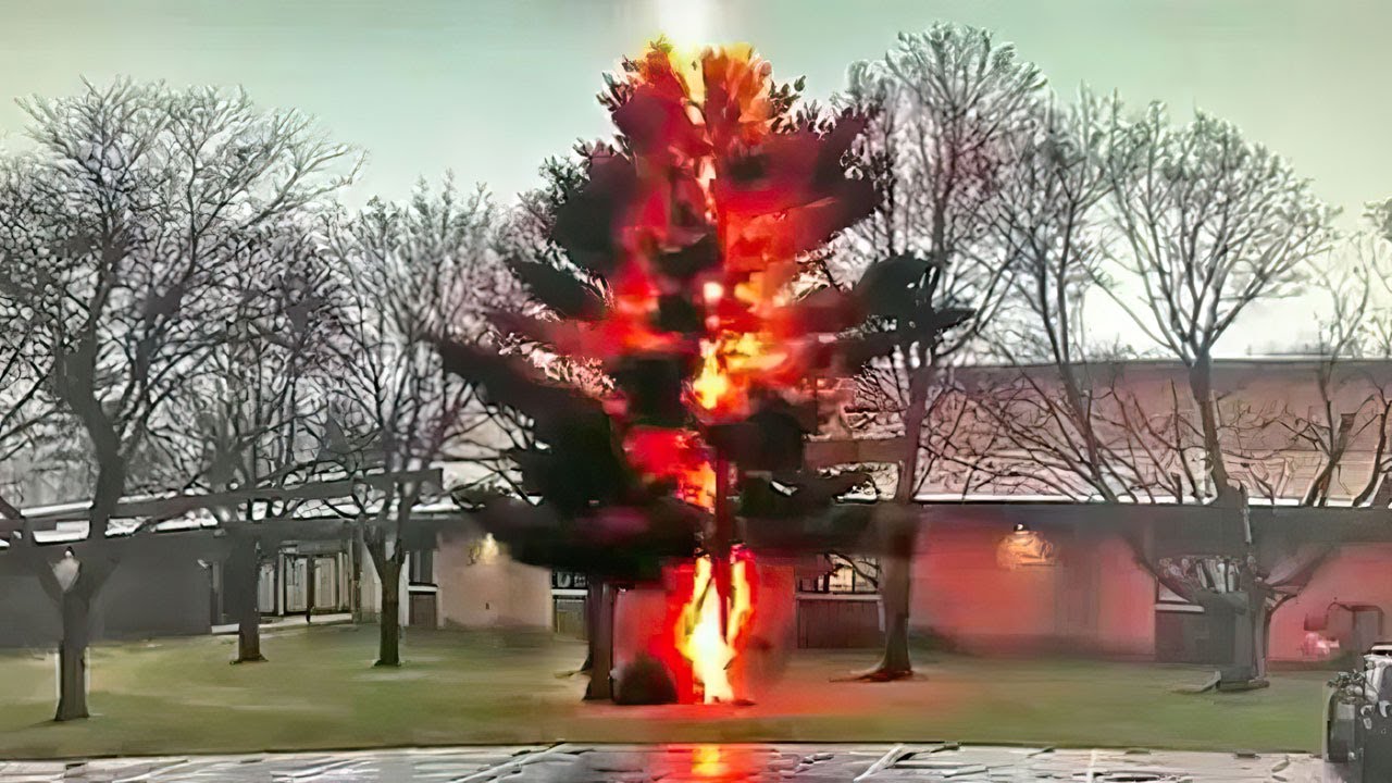 10 самых страшных ударов молнии, снятых на камеру