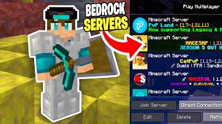 Top 5 BEST Minecraft BEDROCK Servers 2026! - Server IPs