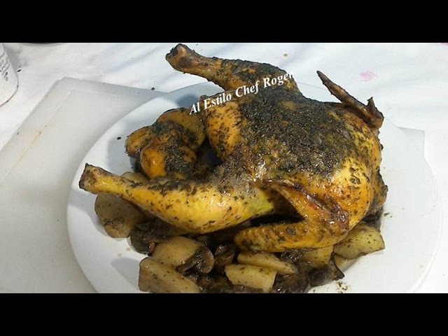 POLLO NAVIDEÑO, A LAS FINAS HIERBAS, Receta # 370 | Chef Roger Oficial