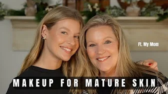 Makeup For Ages 50+ // Makeup With My Mom! Mature Skin Makeup Tutorial
