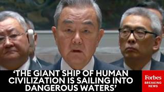 'The Law Of The Jungle Is Resurging': Chinese Foreign Minister Issues Dire Warning Amid Iran War