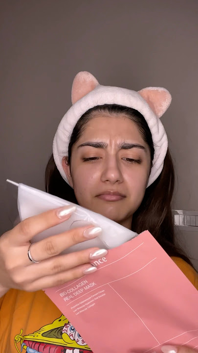 Biodance Collagen Mask Review👀🫢 | AMULYA RATTAN | #shorts #amulyarattan #skincare