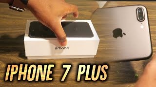 iPHONE 7 PLUS 128GB BLACK UNBOXING & OVERVIEW! (Should You Upgrade?)