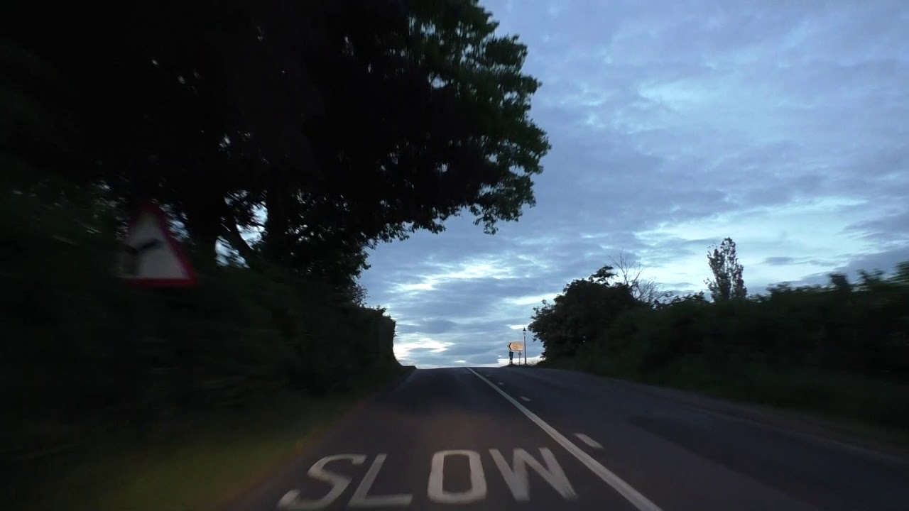 Driving On The B4208 From Welland To Barnard's Green, Malvern, Worcestershire, England 17th May 2020