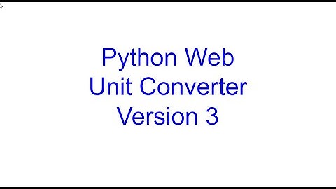 Unit Converter Web Application Version 3 | Learn Python From Scratch 21 | Kovolff