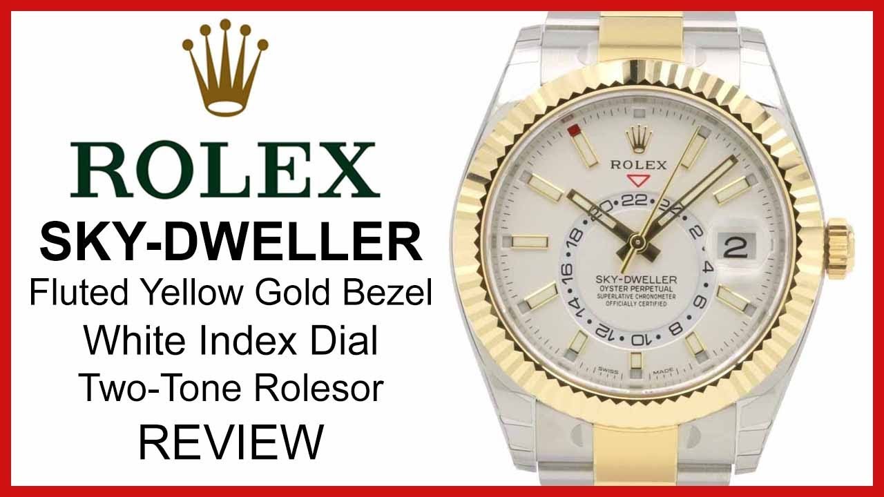 sky dweller half gold