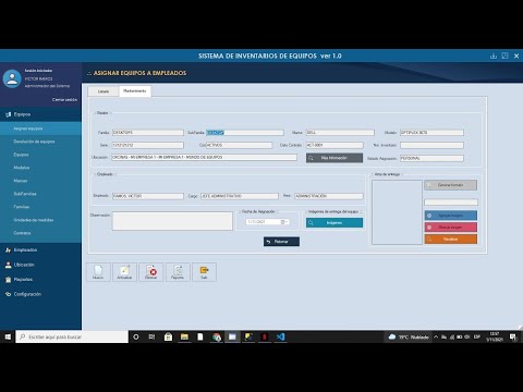 06-Asignar equipos a Empleados del Sistema de Inventarios de Equipos |Recurso Compartido OneDrive