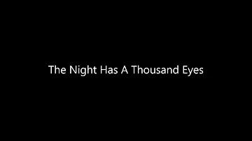 Jazz Backing Track - The Night Has A Thousand Eyes