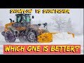 Snow Plow or a  Snow pusher - Whats best For a tractor, loader or skid steer