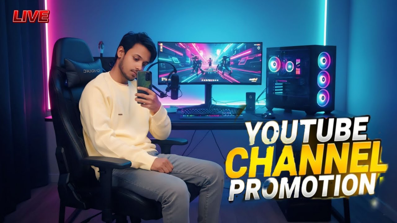 🔴 LIVE – Q&A + Channel Checking & Promotion 1k subscriber complete giveaway 🎉