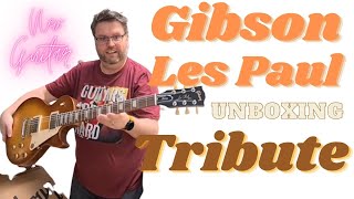 Unboxing Gibson Les Paul Tribute Guitar