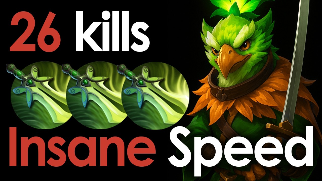 26 Kills Kez Carry – Butterfly Speed Build 7.40c #dota2