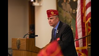 American Legion National Commander Dan Seehafer Delivers Opening Remarks to Spring NEC