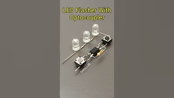 LED flasher with PC817 optocoupler