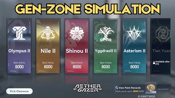 [Aether Gazer] Summertime Spree: Gen-zone Simulation - Asterism II (Max Difficulty)