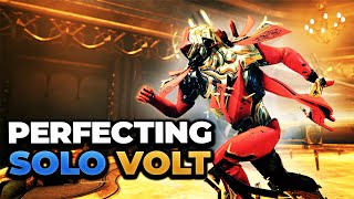 Warframe - Perfecting The Solo Volt Prime | Speed + CC + Survivability + Nukes | 4 Forma