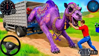 Purple Camel Simulator 2026 🐪💜 | Extreme Animal Transport screenshot 1