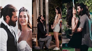 Como Can Yaman y Demet están enamorados, no tienen dificultad en actuar como amantes en la serie.