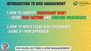 How to Identify Risks & Write Clear Risk Statements |Risk Management Made Easy