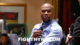 FLOYD MAYWEATHER EXPLAINS HOW TO BEAT A FAST FIGHTER; RECALLS ZAB JUDAH CLASH