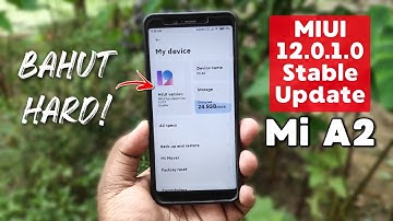 MIUI 12 Stable Update for Mi A2 (jasmine_sprout) MIUI 12.0.1.0 | Android 10 | Redmi Note 7 Base