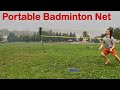 Portable Badminton Net Review, Instant Setup!