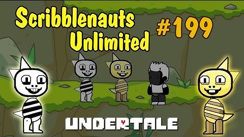 Scribblenauts Unlimited 199 How to Make Undertale Monster Kid