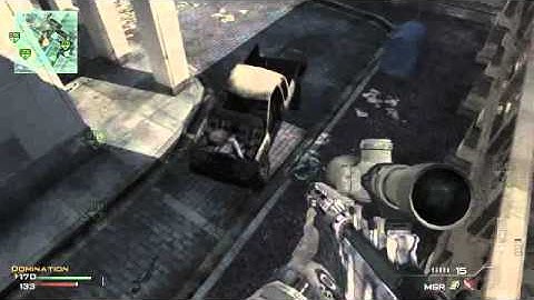 MW3 - MSR Quickscoping & Throwing Knife Montage