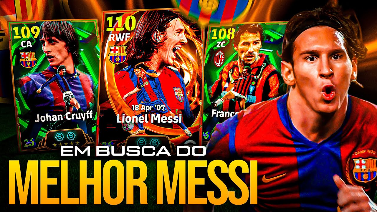 R$500,00 EM BUSCA DO MESSI E COMPANHIA no Efootball Mobile