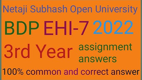 BDp,3rd Year,EHI-7, assignment 2022, questions and answers