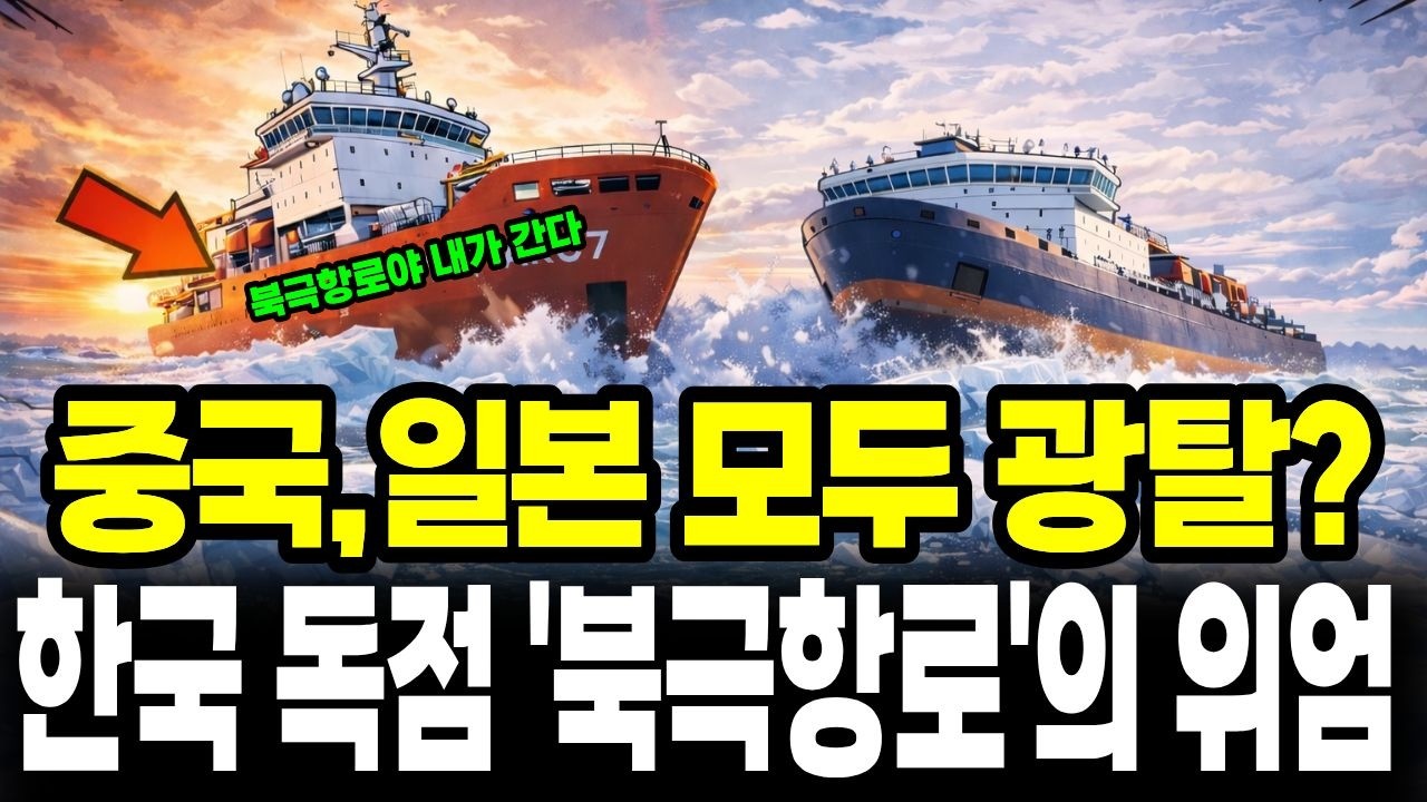 중국·일본 비상! 북극항로 '골든티켓' 거머쥔 한국, 세계 물류 패권 바뀔 결정적 이유