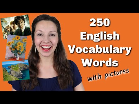 250 Important English Vocabulary Words with pictures