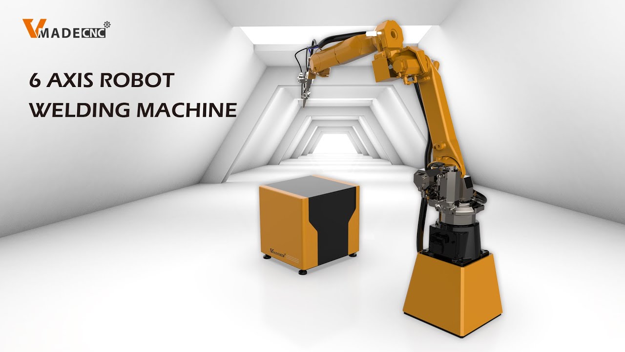 6 AXIS ROBOT WELDING MACHINE - YouTube