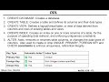 DDL: Data Definition Language with SQL Workbench