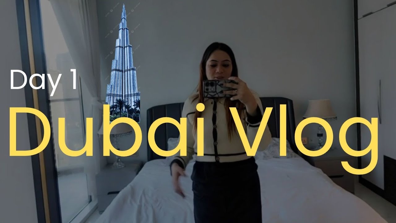 Dubai Vlog 🇦🇪 | First Time in Dubai 😍 | Burj Khalifa, Desert & More.  