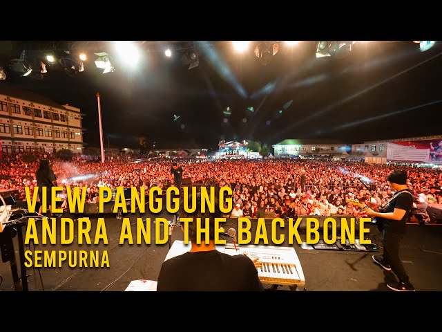 View Dari Atas Panggung Andra and The Backbone - Sempurna class=