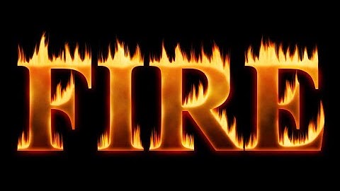 Fire Text Effects in Photoshop ফটোশপে আগুনের স্টাইলে লেখা Photoshop Bengali ফটোশপ বাংলা