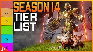 APEX SEASON 14 TIER LIST! Ranking Each Legend From Worst to Best