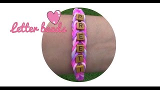 Letter Bead Loom Band | Preeti Petals