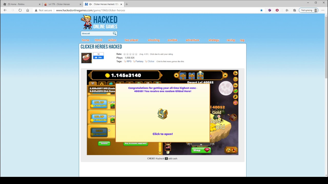 oops i broke clicker heroes hacked