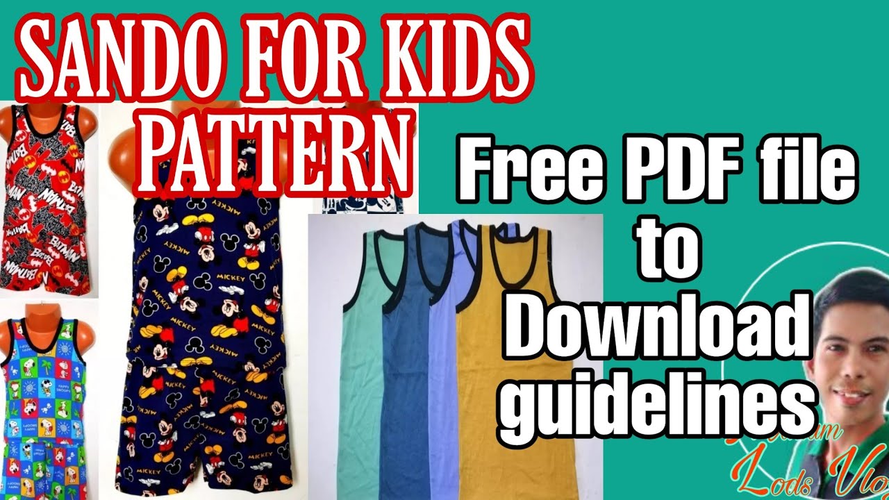 Sando for Kids Pattern Drafting Guidelines (with free PDF file to ...
