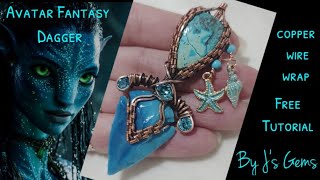 Wire Wrap Tutorial #12 - Avatar Fantasy Arrowhead - By J's Gems  screenshot 1