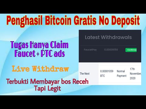 Website Penghasil Bitcoin Gratis Tercepat | Terbukti Membayar | 2020