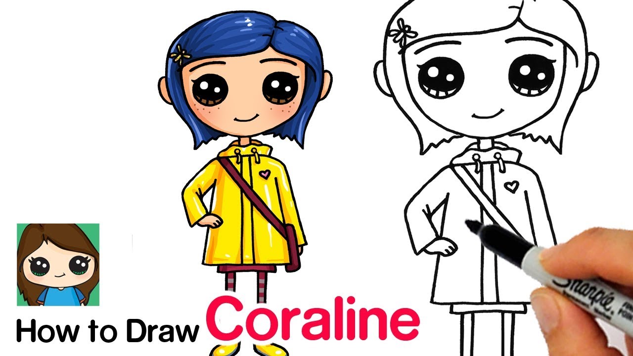 Coraline sketch by evanartt on DeviantArt